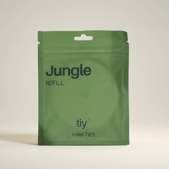 TIY Accessories - TIY Hair Ties Jungle Refill Green Elastic Cords